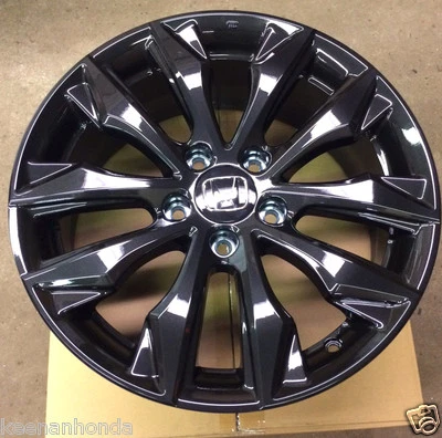 Genuine OEM Honda Civic 17" Black Alloy Wheel  08W17-TEA-100 - Изображение 1 из 4