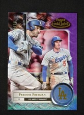 2022 Gold Label Base Class 2 Purple #22 Freddie Freeman /75 - Dodgers