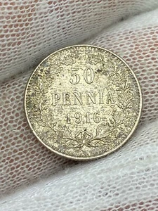 1916 Finlandia 50 pennia - Foto 1 di 2