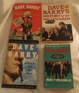4 PBs: Dave Barry’s History of the Millennium, Mars & Venus, Boogers.., Trouble - Imagen 1 de 11