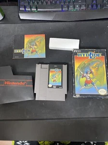 CIB HYDLIDE NINTENDO NES VIDEO GAME COMPLETE IN BOX - Picture 1 of 6