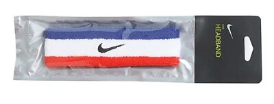 Nike Unisex Swoosh Diadema Correr Diadema Blanco Azul OSFM Bandas AC2285-620 - Imagen 1 de 4