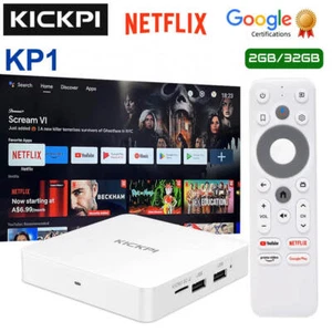 Zehnder Kickpi KP1 Android 12 Zertifizierte 4K TV Box Netflix Ultra UHD Google + - Bild 1 von 10