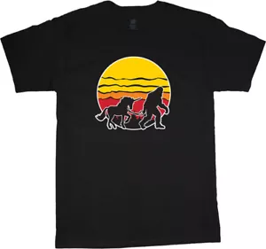 Big and Tall T-shirt Mens Graphic Tees Funny Sasquatc King Size Big Guy Clothing - Picture 1 of 1