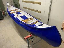 16.5 FT Canadian Canoe With Paddles 