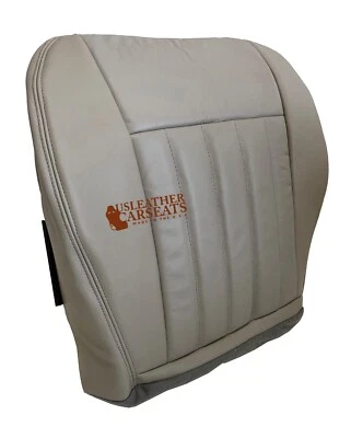 Capa de assento de couro cinza claro compatível com Jeep Liberty para passageiros 05-07 - Imagem 1 de 4