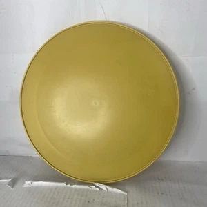 Vintage Rubbermaid 10.5” Lazy Susan 2709 Harvest Gold Spins Plastic Yellow - Picture 1 of 2