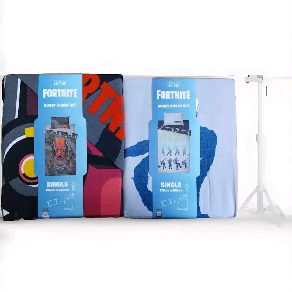 Primark Fortnite Single Reversible Duvet Cover Set 135x200cm Home Decor Gift