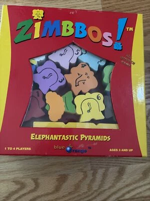 Zimbbos! Elephantastic Pyramids Game COMPLETE wooden pieces; ages 3+ 1-4 players - Image 1 of 4