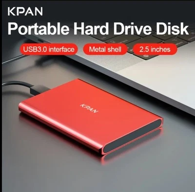 Portable External Hard Drive 1 TB Metal Case Kpan - Image 1 of 4