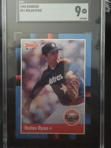 1988 Donruss Nolan Ryan SGC 9 - Bild 1 von 2