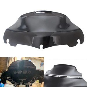 Black 9" Windshield Windscreen Fit For Harley Street Glide ST FLHXST 2022 2023 - Picture 1 of 13