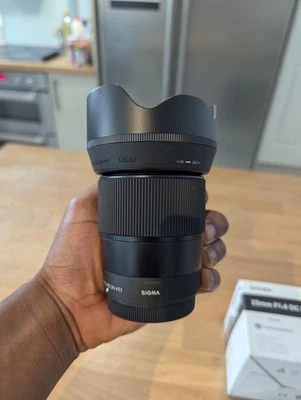 Sigma 23mm F1.4 Lens for Fuji X Mount- Great Condition - Image 1 of 4