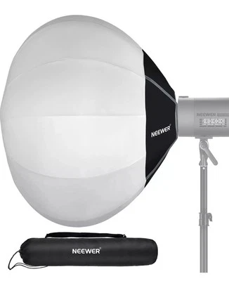 NEEWER 85cm Lantern Softbox, Quick Release 360° Light Diffuser Bowens Mount - Image 1 of 3