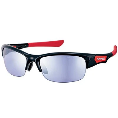 Occhiali da sole Swans Springbok lenti a specchio SPB-0714 BK nero x rosso pe... - Immagine 1 di 4