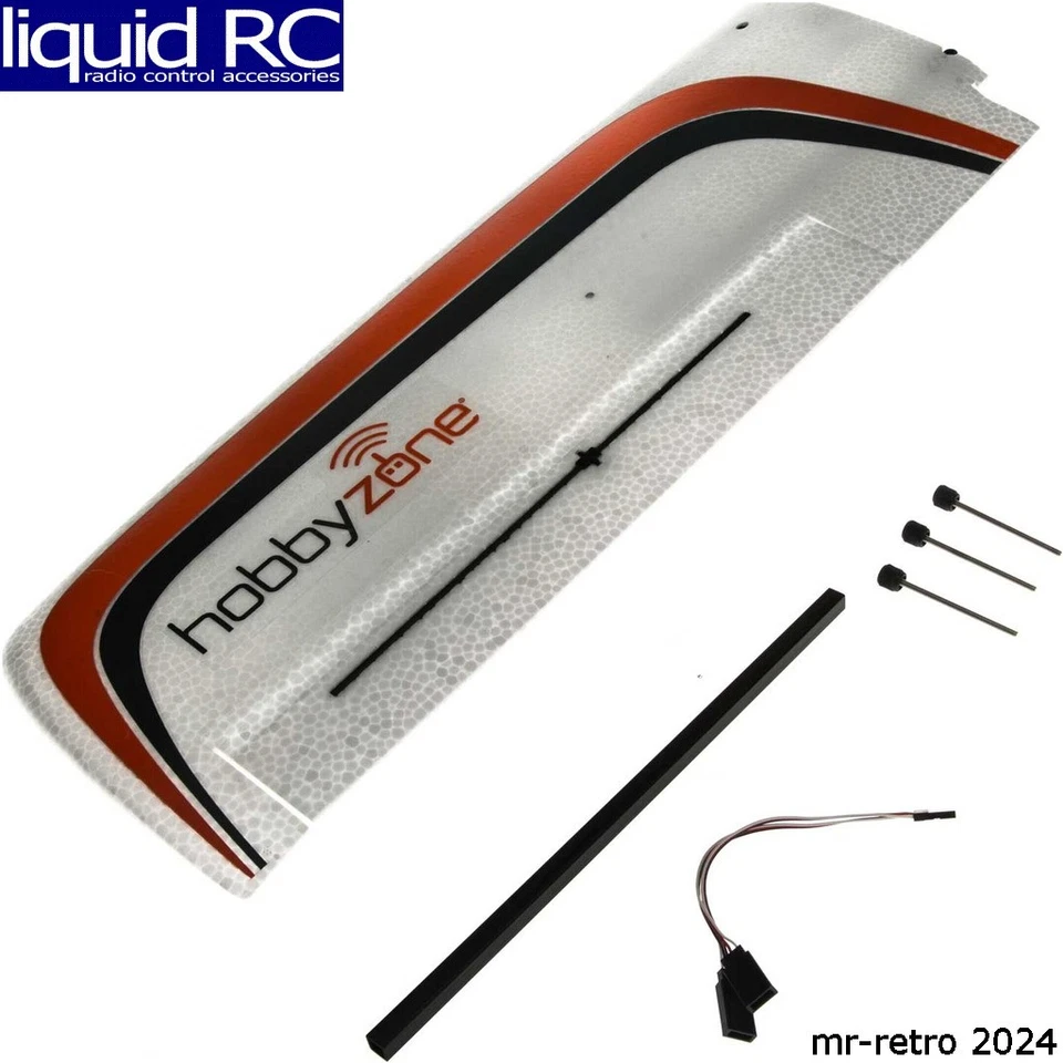 HobbyZone 3803 Aeroscout Wing Set With Servos Installed