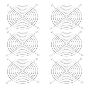 133mm Lüfter-Fingergrill, 6stk Metallgrill-Schutzgitter Lüfter-Schutzabdeckung - Bild 1 von 6