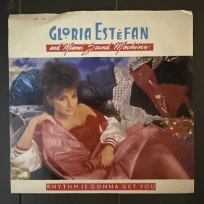 GLORIA ESTEFAN & MIAMI SOUND MACHINE 7" 45 RPM "Rhythm is Gonna Get You" w/ps NM - Image 1 of 4
