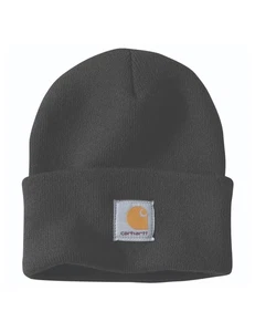 Gorro tejido con puños Carhartt para hombre - negro, talla única para la mayoría - Imagen 1 de 6