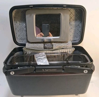 Estuche de 4 trenes Samsonite Silhouette 1987 de colección - bandeja, 4 llaves ¡Bonito! Estado  Foto 1 de 4