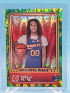 Boogie Fland 2024 Topps Chrome McDonalds All American Tie dye 05/25 🔥 - Picture 1 of 2