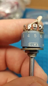 Drehkippschalter 12 Stellungen ELMA, Made in Switzerland - Bild 1 von 7