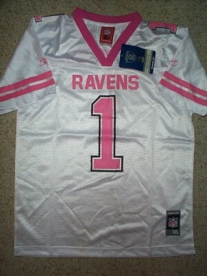 Camiseta de fútbol americano juvenil Reebok Baltimore Ravens #1 NFL *NIÑAS* (xl-16) Foto 1 de 3
