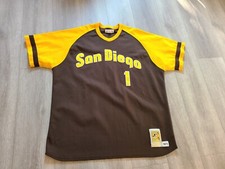 Mitchell Ness M&N Authentic San Diego Padres Ozzie Smith Jersey USA 3xl 56 Rare