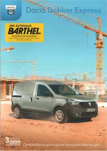 Catalogue prospekt brochure Dacia Dokker Express 2019 DE - Imagen 1 de 2
