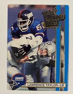 Lawrence Taylor 1990 Action Packed All-Madden #12 HOF MINT - Image 1 of 2