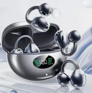 Wireless Noise Cancelling Bluetooth Ear Clip Open Sport Headphones Waterproof - Picture 1 of 7