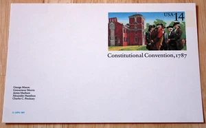 Scott #UX116 --- Constitutional Convention, 1787 - Picture 1 of 2