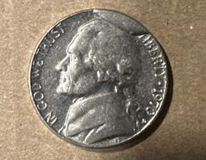 1970 D Jefferson Nickel Au Cud Error - Picture 1 of 6