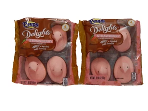 Peeps Delights Fragola Immersa nel Cioccolato al Latte 2-4 Confezioni OMAGGIO S&H - Foto 1 di 4