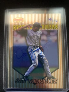 1999 Bowman's Best Buyback Alex Rodriguez Auto Autograph /16 - Mariners - Picture 1 of 2