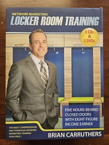 LOCKER ROOM TRAINING - Network Marketing - Brian Carruthers 5 DVD & 5 CD Set - Bild 1 von 3
