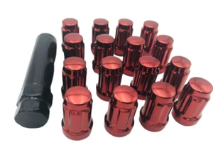 Tuercas de bloqueo Spline rojas con llave Kawasaki Teryx KRX Yamaha YXZ1000R RMAX - Imagen 1 de 1