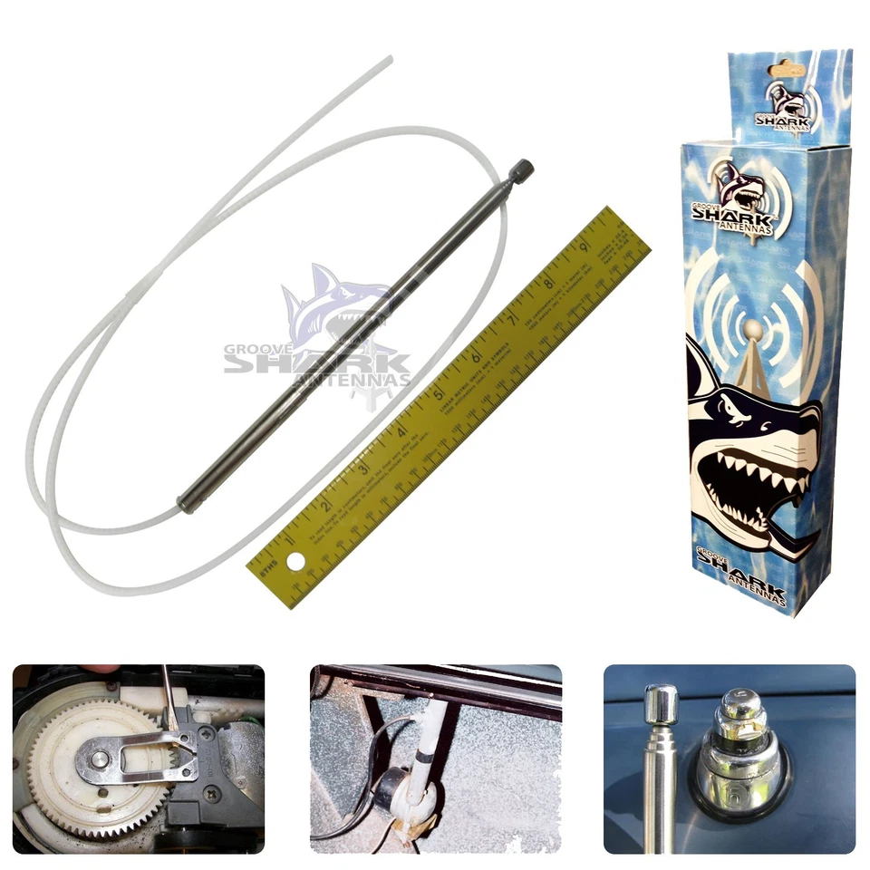 Power Antenna Mast - 1993 thru 1997 Ford Probe AM FM Car Radio Kit - Image 1 of 4