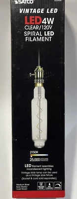 Grand Nostalgic Edison Light Bulb - Oversized T24 Tubular Shape, 4w LED Filament - Image 1 of 2