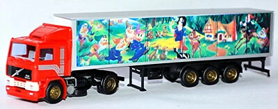Volvo F12 Semirimorchio Autoarticolato Fiaba Biancaneve 7 Nani 1:87 Albedo - Immagine 1 di 4