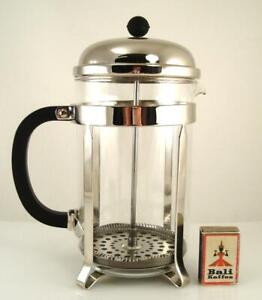 EXC BIG MELIOR PYREX 12 Cup French Press Coffee Maker Plunger Melior France (MC)