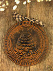 PRiMiTiVE Beehive Beeswax Blackened Cinnamon Scented Folk Art Ornament Ornie