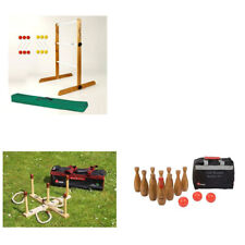 Outdoor Throwing Games Bundle - Ladder Golf, Quoits and Skittles (UK)