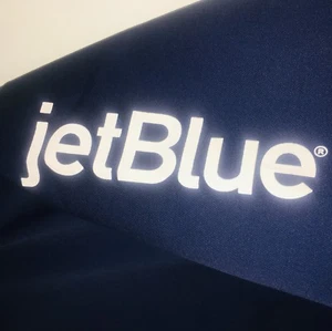 JetBlue Stan Herman Ground Ops XL Coverall Overall NavyBlue Shortsleeved Reflect - Picture 1 of 9