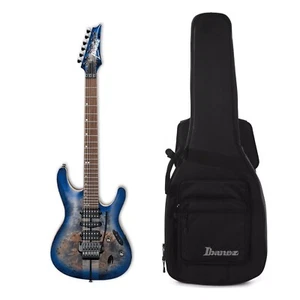 Ibanez S Premium S1070PBZ Cerulean Blue Burst + Gig Bag B-STOCK - Picture 1 of 4