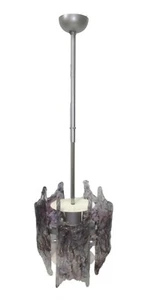 lampadario anni 60 70 produzione j.t kalmar in vetro di murano vintage ice glass - Picture 1 of 5