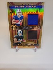 Dalton Kincaid/Michael Mayer 2023 Panini Gold Standard Newly Minted RC 150/199
