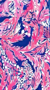 Lilly Pulitzer M Blue Leapin Leopards PJ PANTS & LONG SLEEVE TOP Pajama Set NWT - Picture 1 of 7