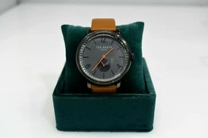 Nuevo Reloj Ted Baker Cuero Marrón Pistola 10031514 $175 - Imagen 1 de 4