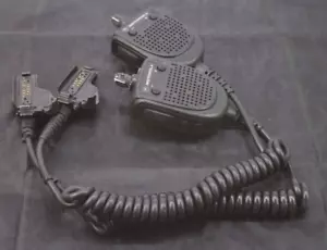 Lot of 2 Motorola RMN 5021A Commander Remote Speaker Microphones UNTESTED - Picture 1 of 3